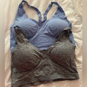 Soma Enbliss Bra Bundle Heathered Gray (XL) & Periwinkle Blue (XXL)